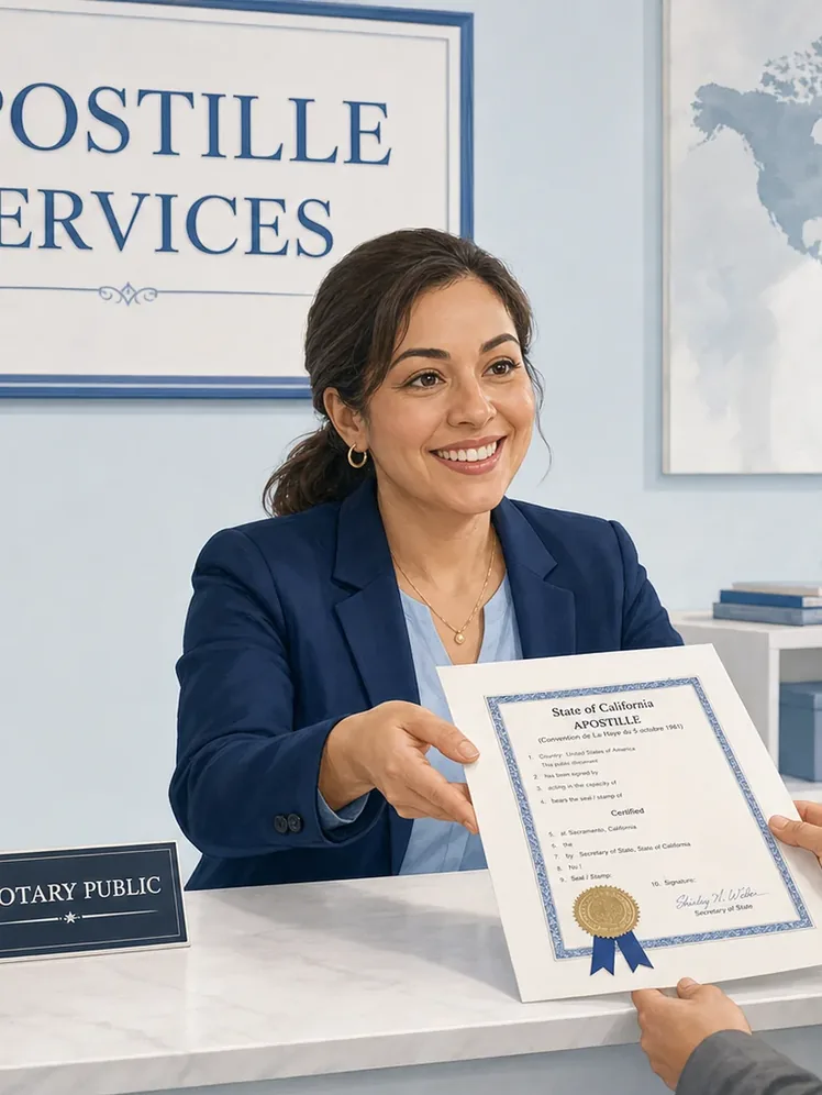 Apostille support illustration